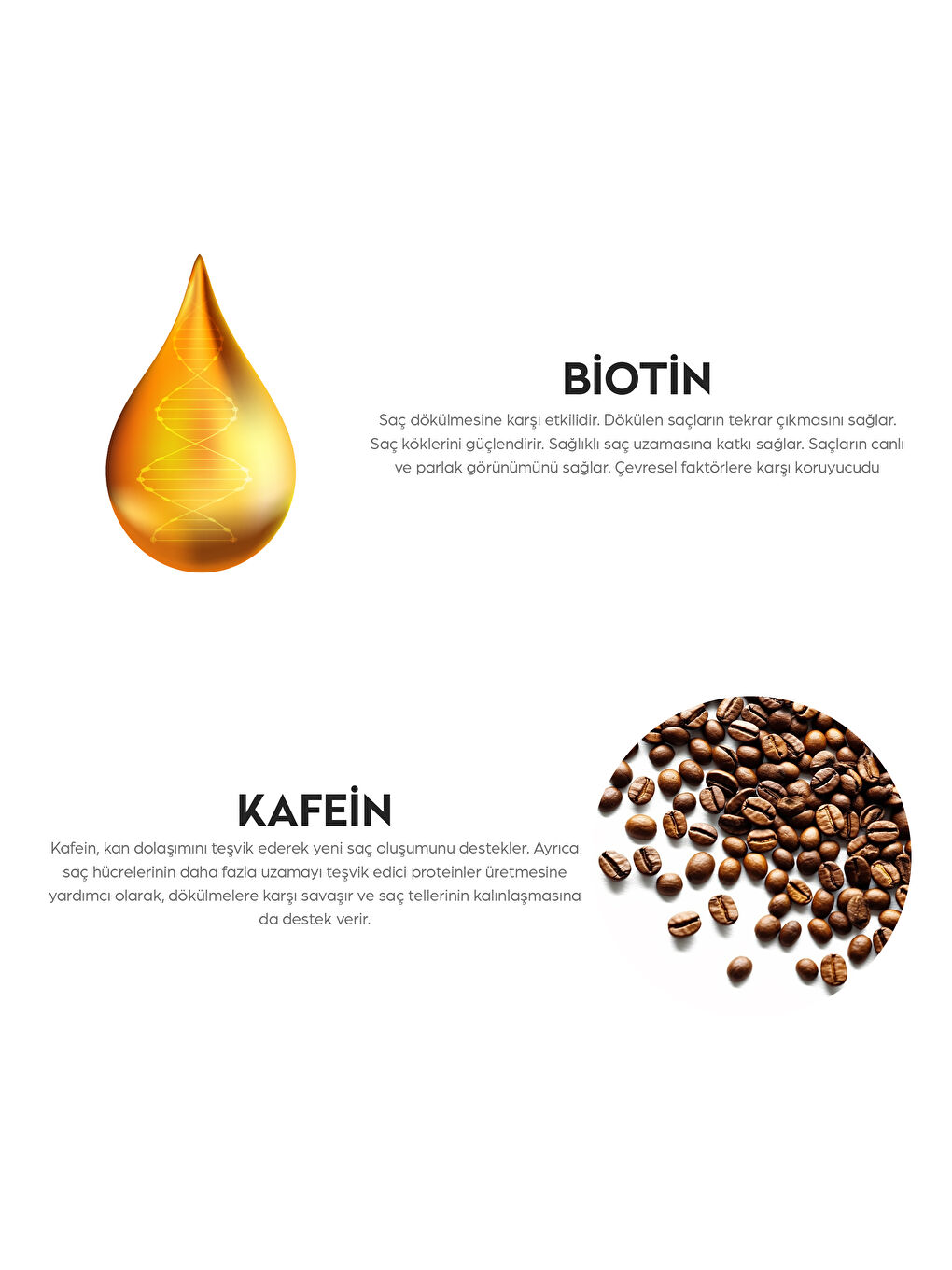 DERMOKIL Karışık Biotin & Caffeine Dökülme Karşıtı Şampuan 1L Biotin & Caffeine Dökülme Karşıtı Şampuan 1L Biotin & - 2