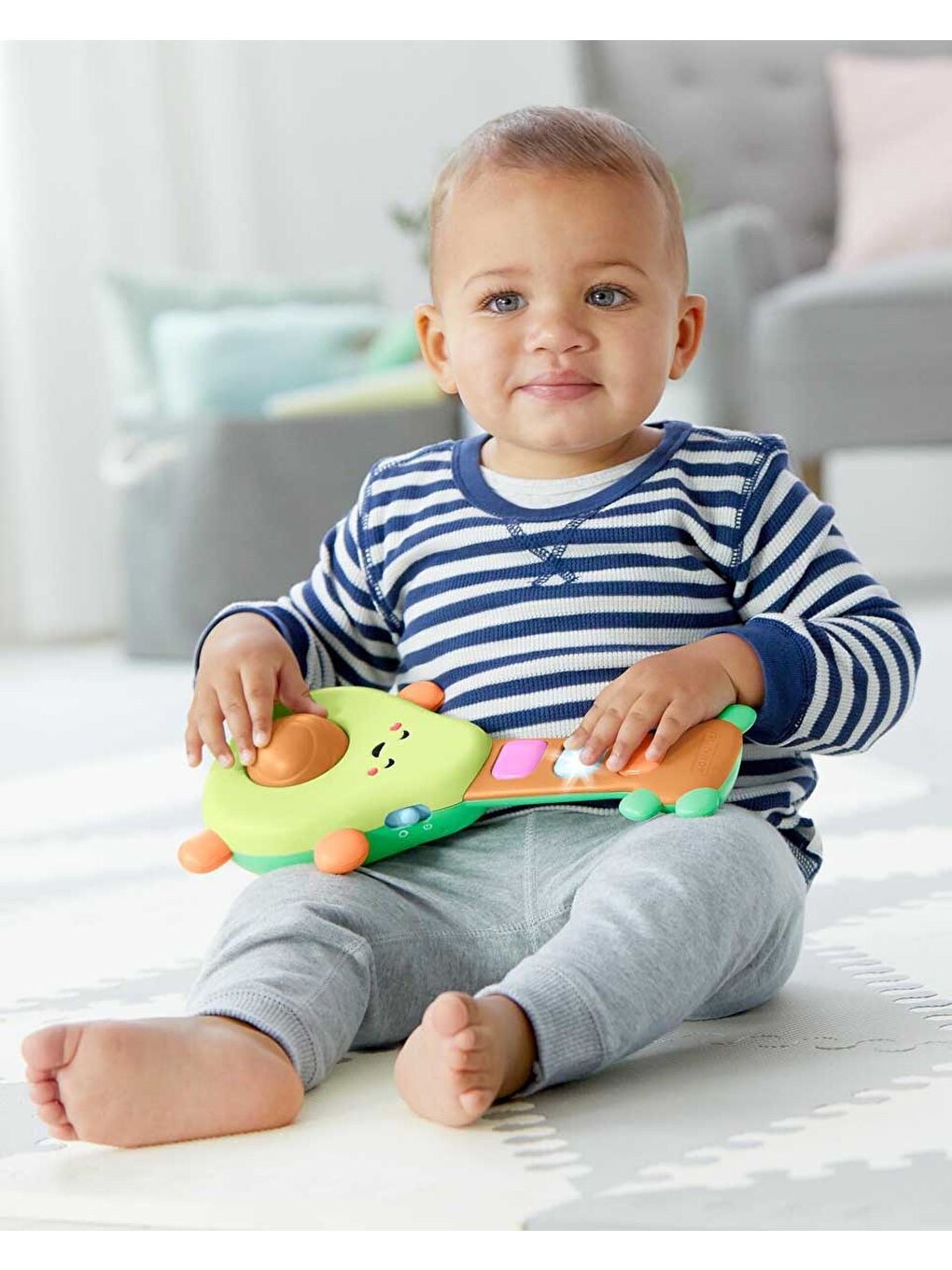 Farmstand Işıklı ve Sesli Oyuncak Avokado Gitar-7