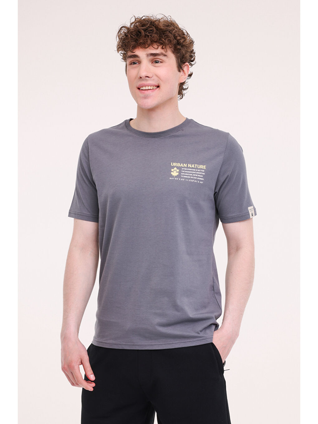 ML RENAS 11TRV16 5PR Gri Erkek Kısa Kol Tişört