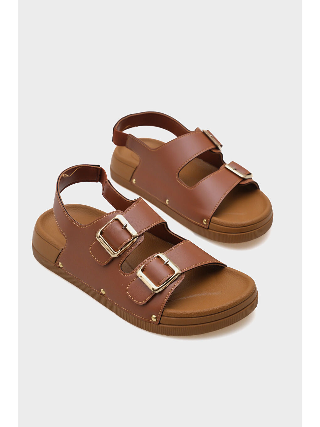 Kahverengi Nicolle Kadın Sandalet-1