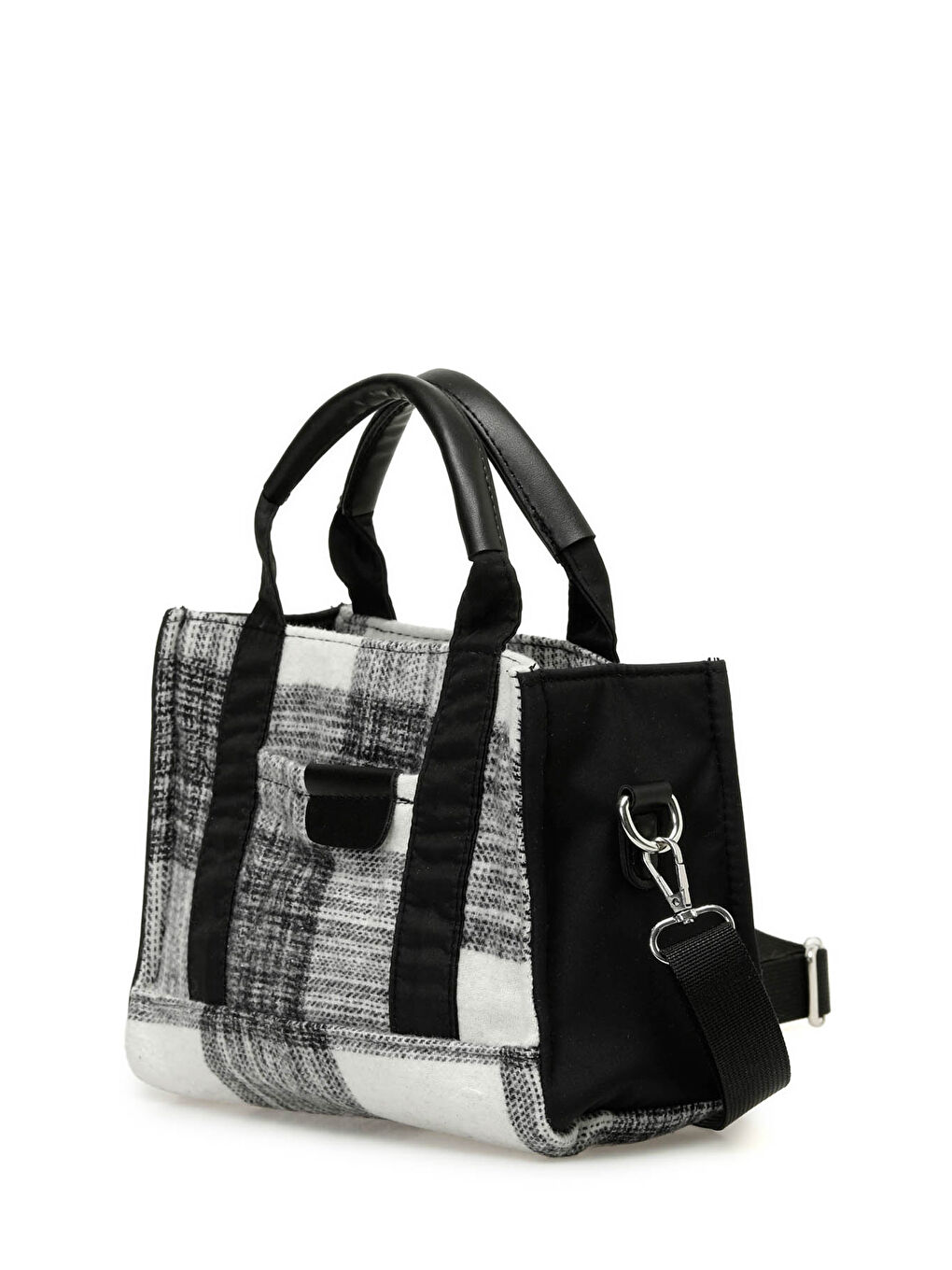 EKOSE GARNILI EL 4PR Siyah Kadın El Çantası-1