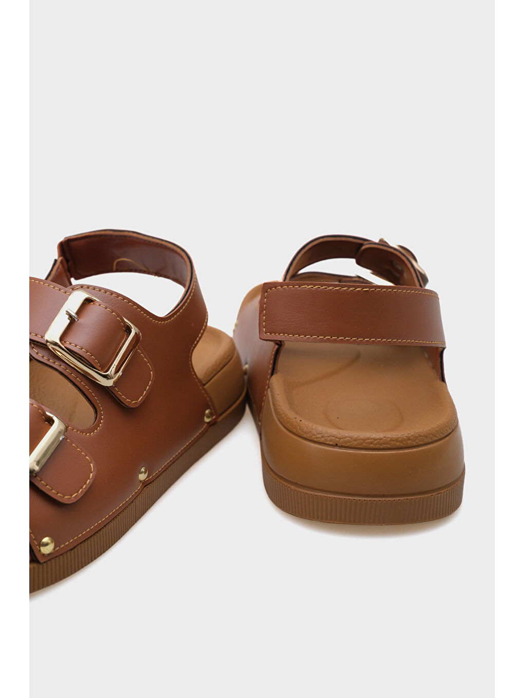 Kahverengi Nicolle Kadın Sandalet-5