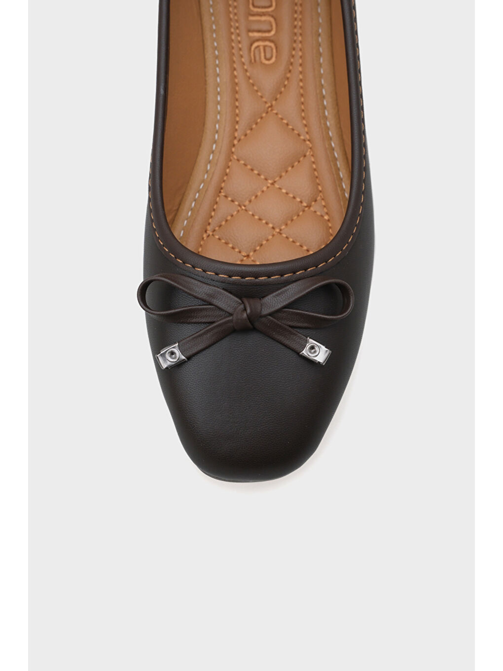 Kahverengi Hana Trend Mat Cilt Kadın Babet-2