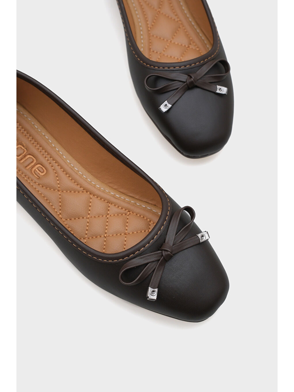 Kahverengi Hana Trend Mat Cilt Kadın Babet-3