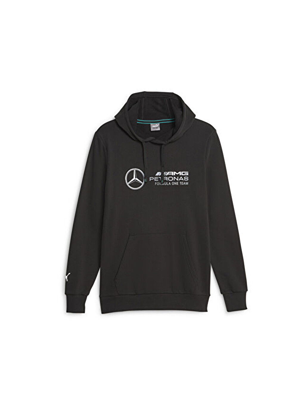 Mercedes Logo Hoodie Erkek Günlük Sweatshirts 62115801 Siyah