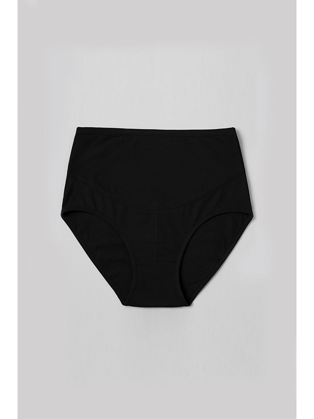 Kadın 2'Li Yüksek Bel Hamile Külot Seti – Siyah & Ten Rengi | Yumuşak Pamuklu-1