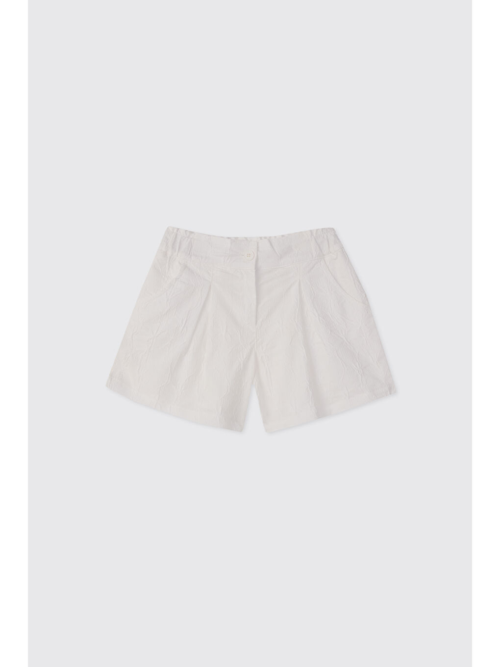 Kız Çocuk Beyaz Şort