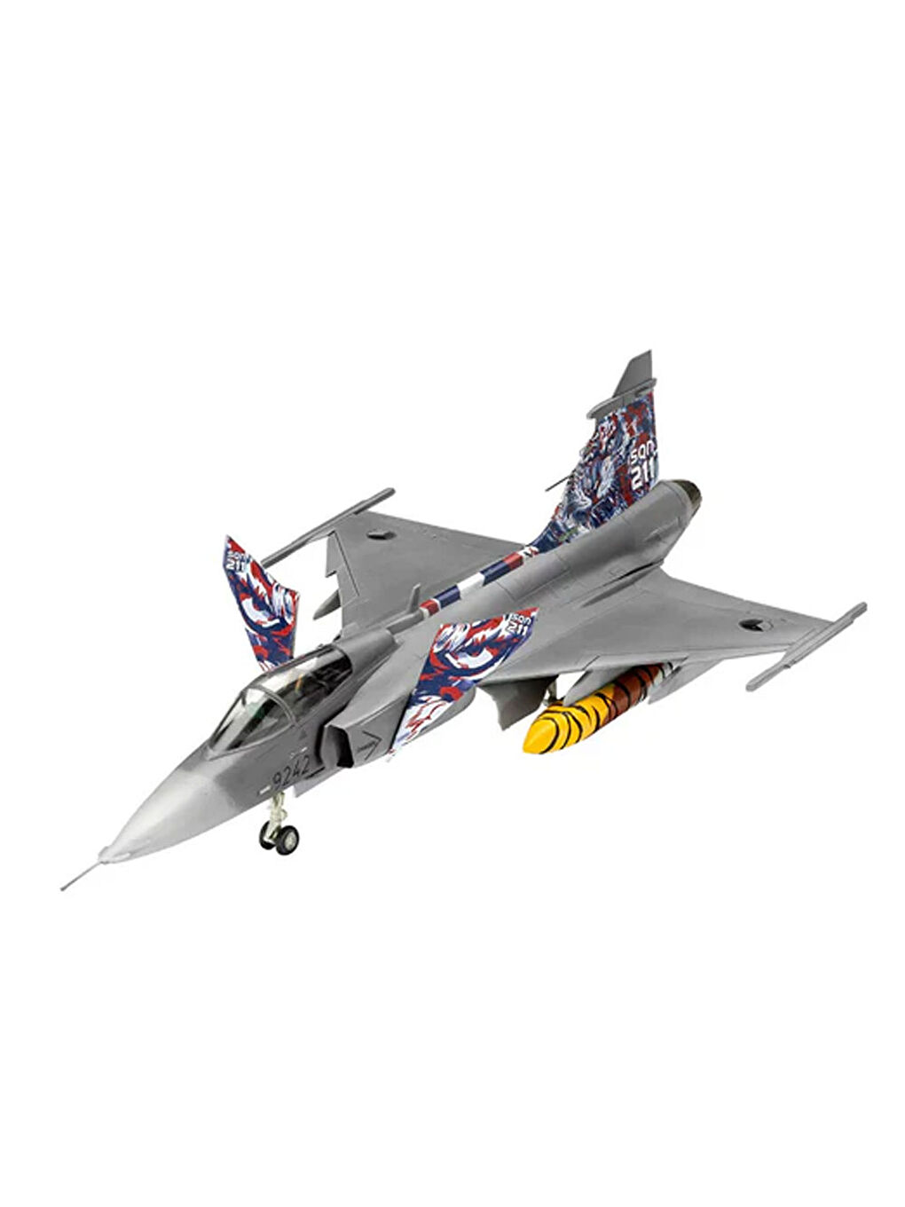 Maket Model Kit Uçak Saab JAS-39C Gripen 3776-1