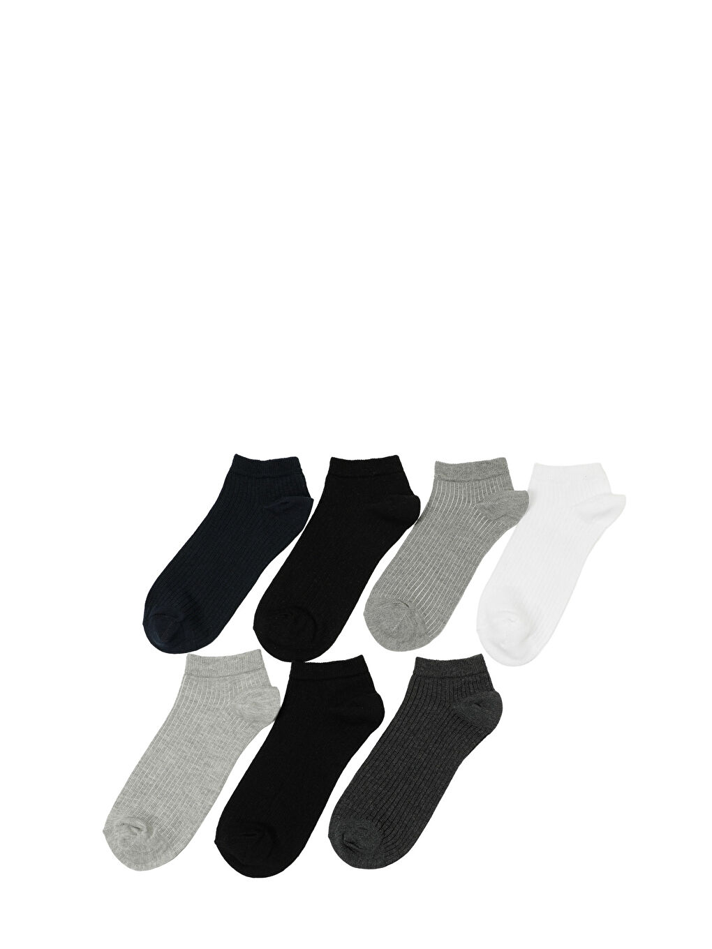 Gri LINE 7 LI PTK-M 5PR GRI MULTI Erkek 7 Li Çorap