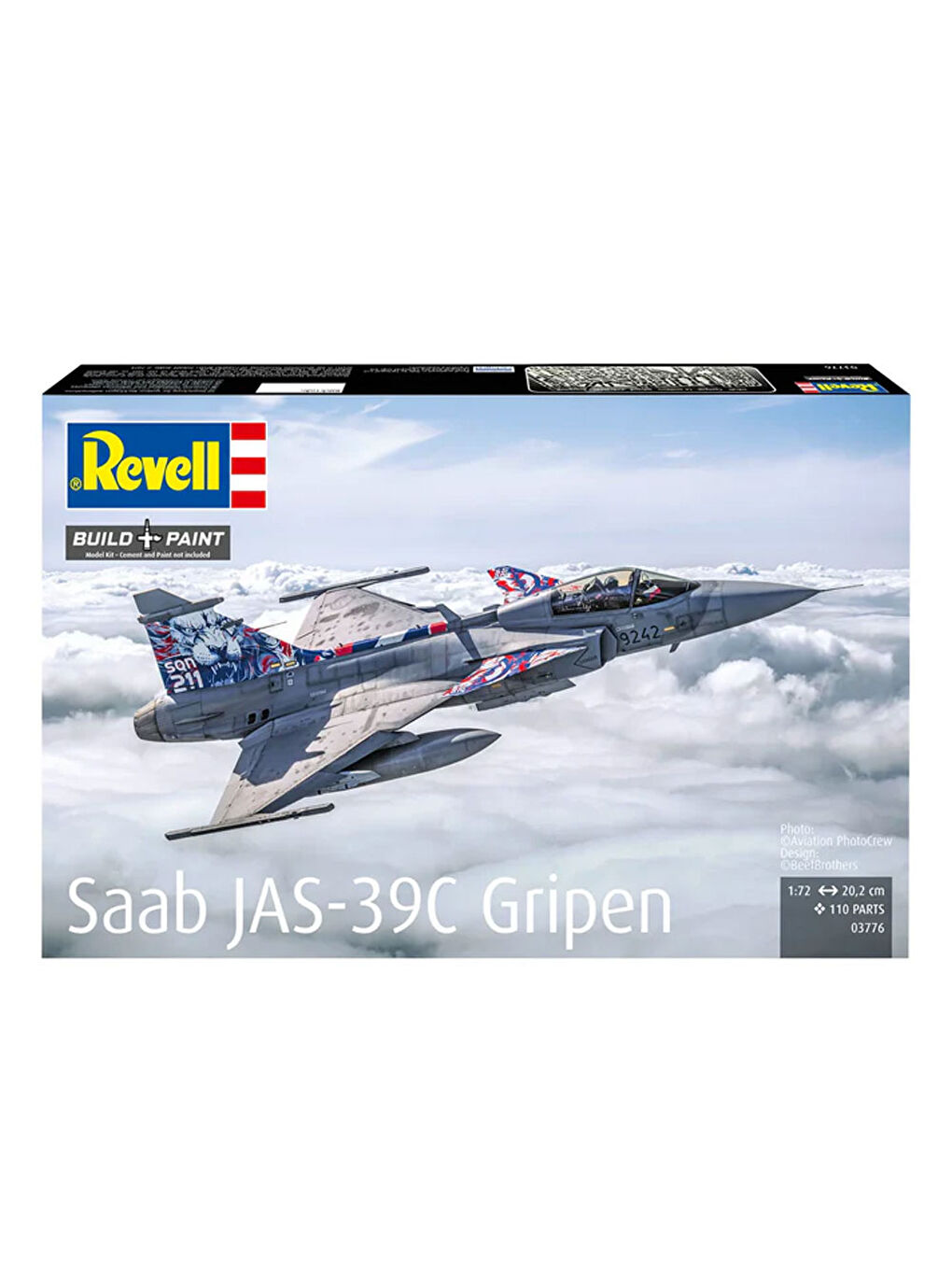 Maket Model Kit Uçak Saab JAS-39C Gripen 3776-3