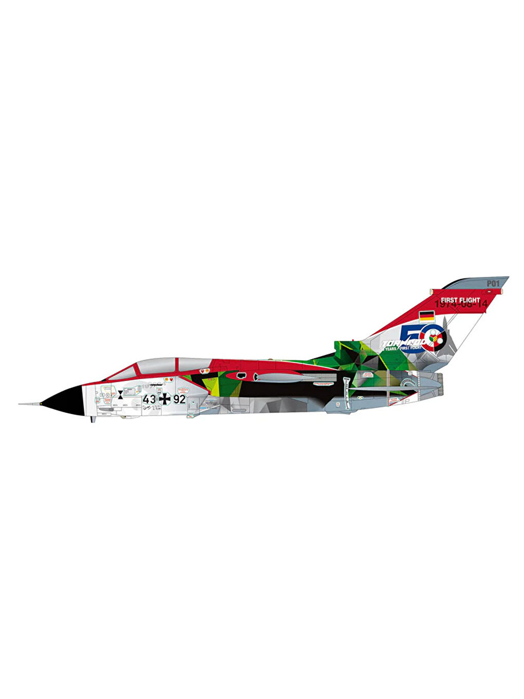 Maket Model Kit Uçak Panavia Tornado IDS 50. Yıl Özel 3769-3