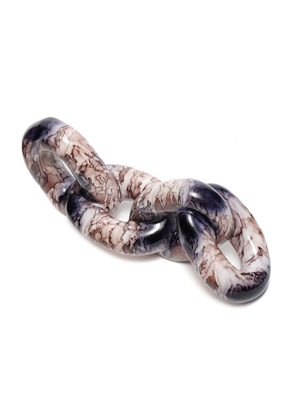 Dekoratif Kahverengili Kalın Zincir (26 cm)-1