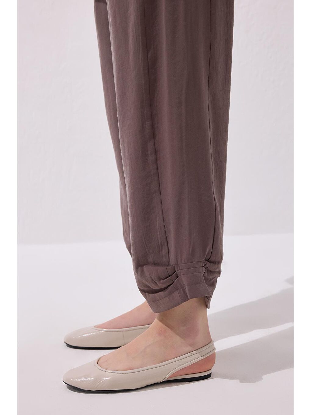 Kahverengi Merly Gömlek Pantolon Takım Toprak-2