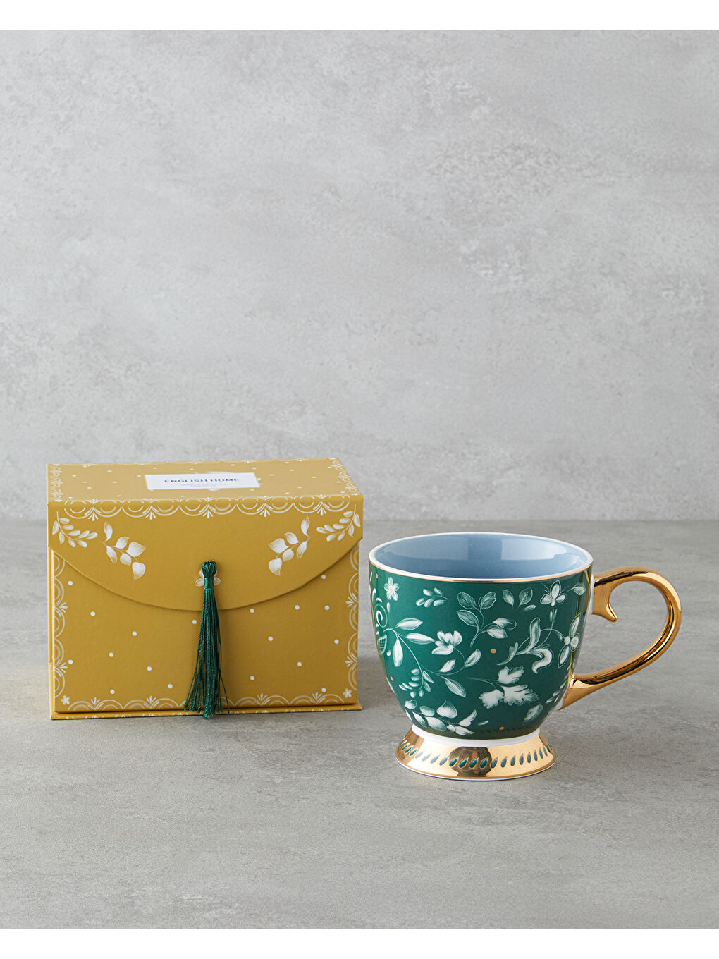 Leafscape New Bone China Kupa 460 ml Yeşil