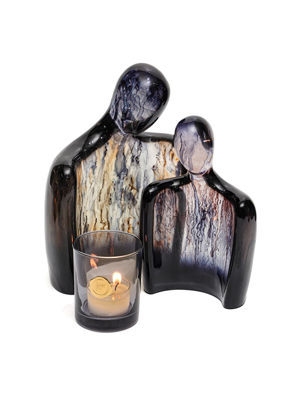 Arun Heykel- Transparan Siyah Batik (19 cm)