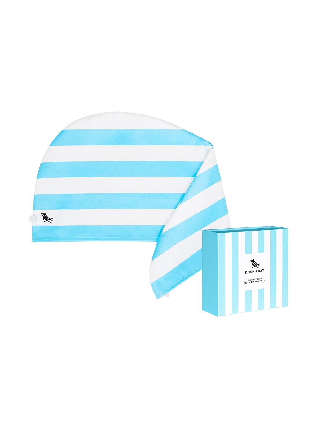 Beyaz Saç Havlusu Cabana Tulum Blue