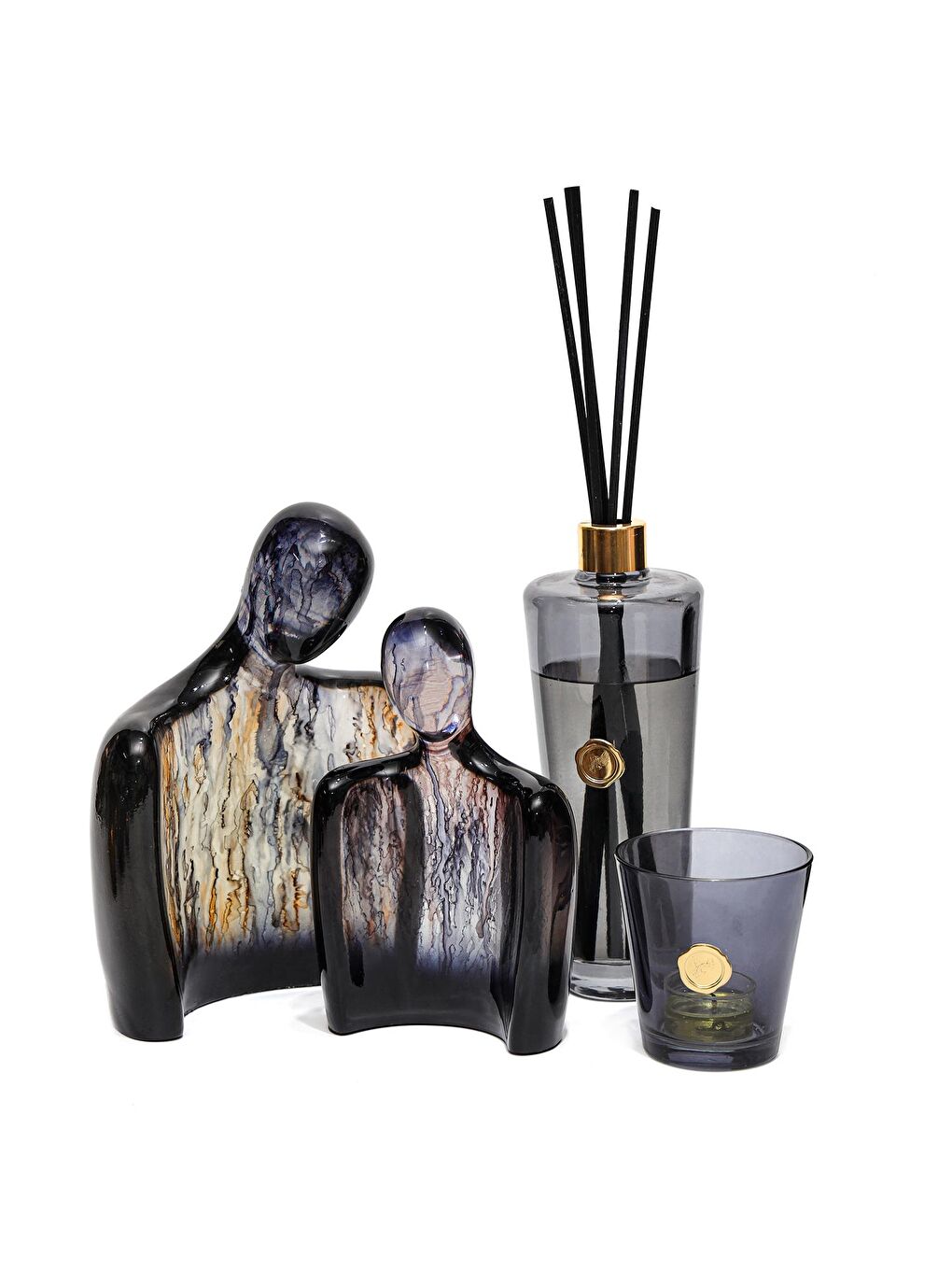 Arun Heykel- Transparan Siyah Batik (19 cm)-3