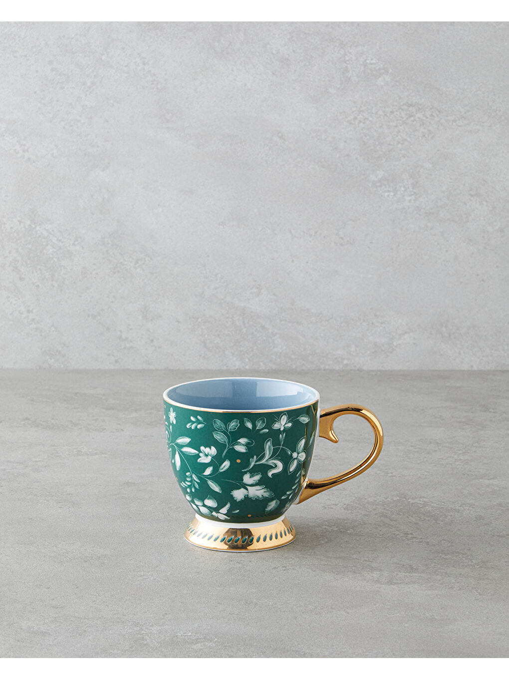 Leafscape New Bone China Kupa 460 ml Yeşil-1