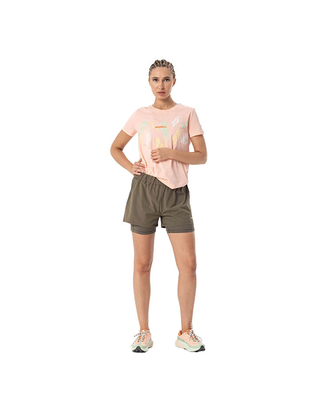 Mercan Tia Kadın Turuncu Tişört-10