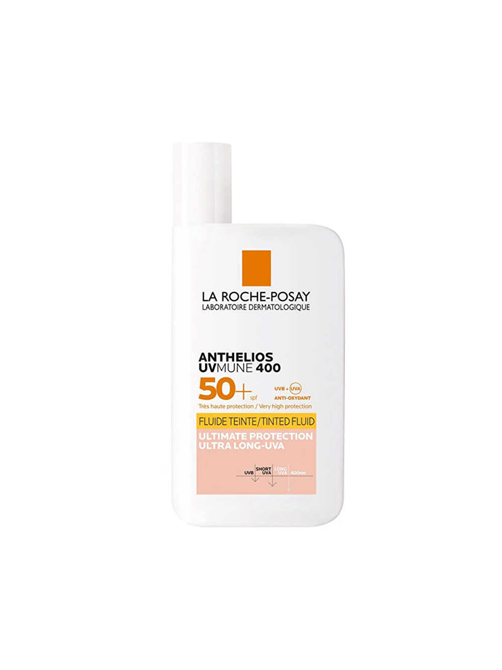 La Roche Posay Anthelios UVMUNE 400 İnvisible Fluid Renkli Güneş Koruyucu SPF50+ 50ml