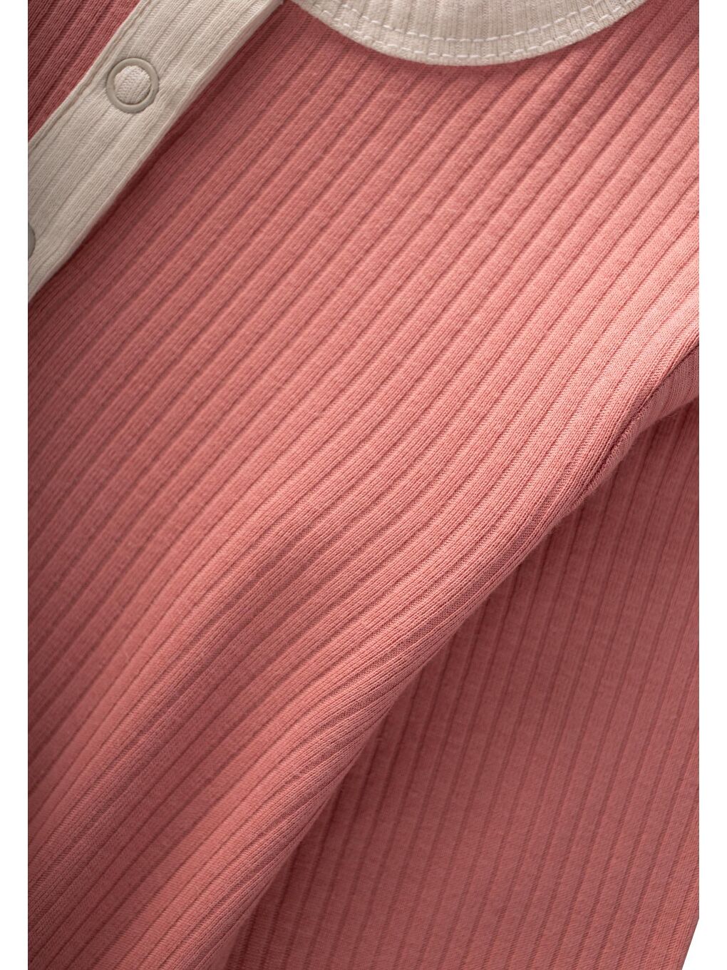 Turuncu Biye Detaylı Tulum 0-2 Yaş Yavruağzı-2