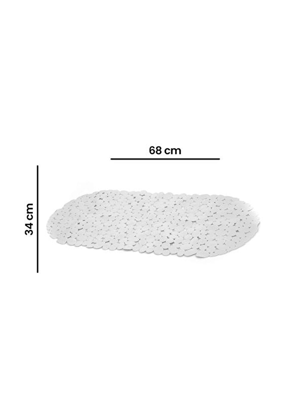 Beyaz Plastik G-60 Banyo Kaydırmazı - Asorti-2