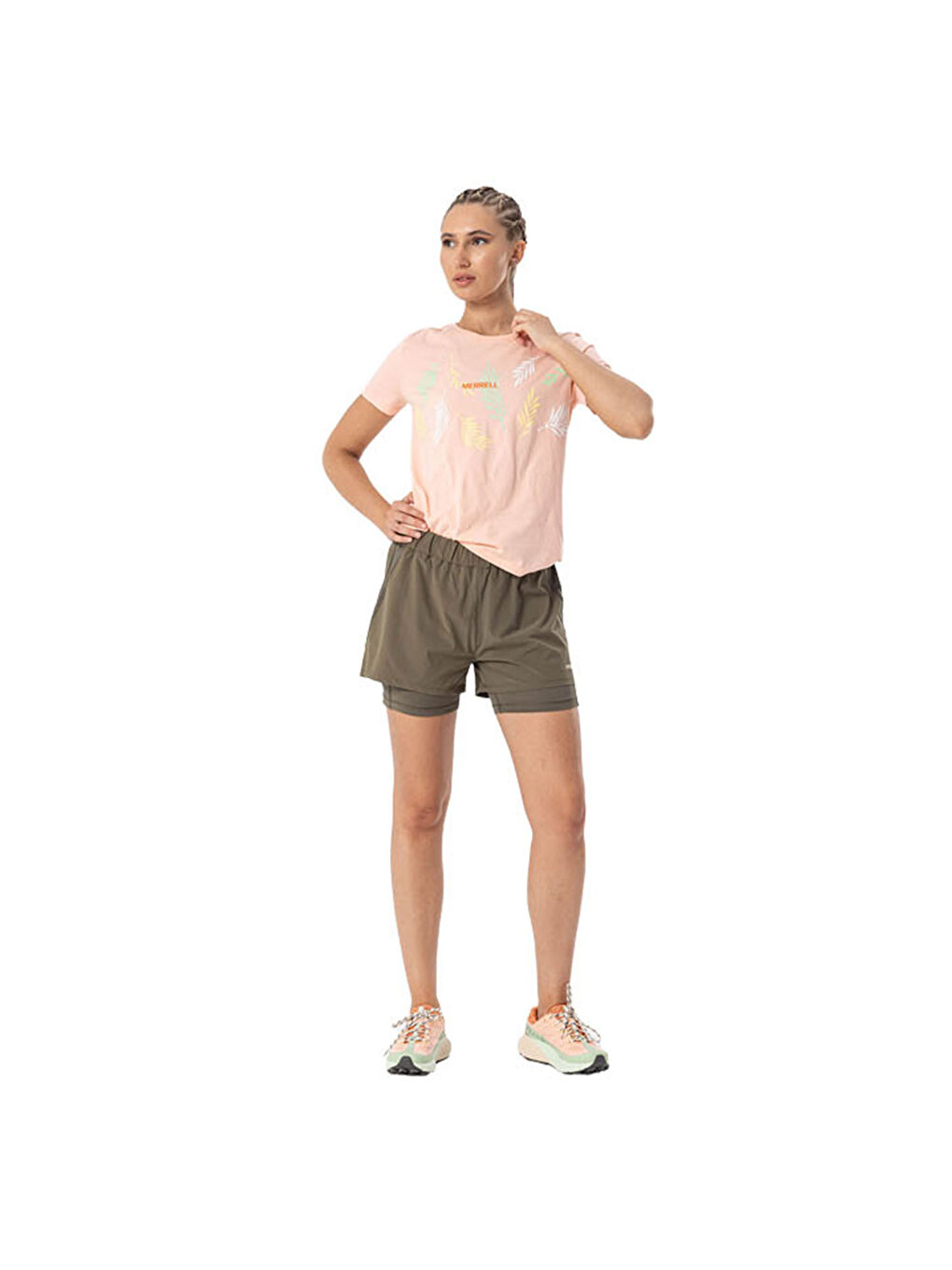 Mercan Tia Kadın Turuncu Tişört-11