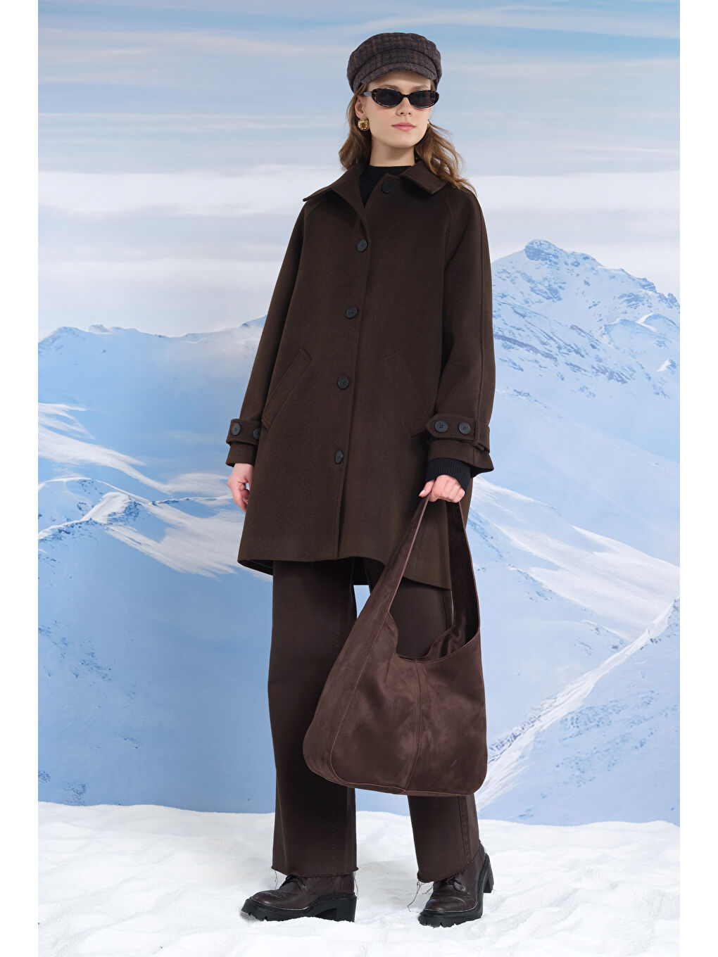 Kahverengi A Kesim Kaban Koyu Kahve-2