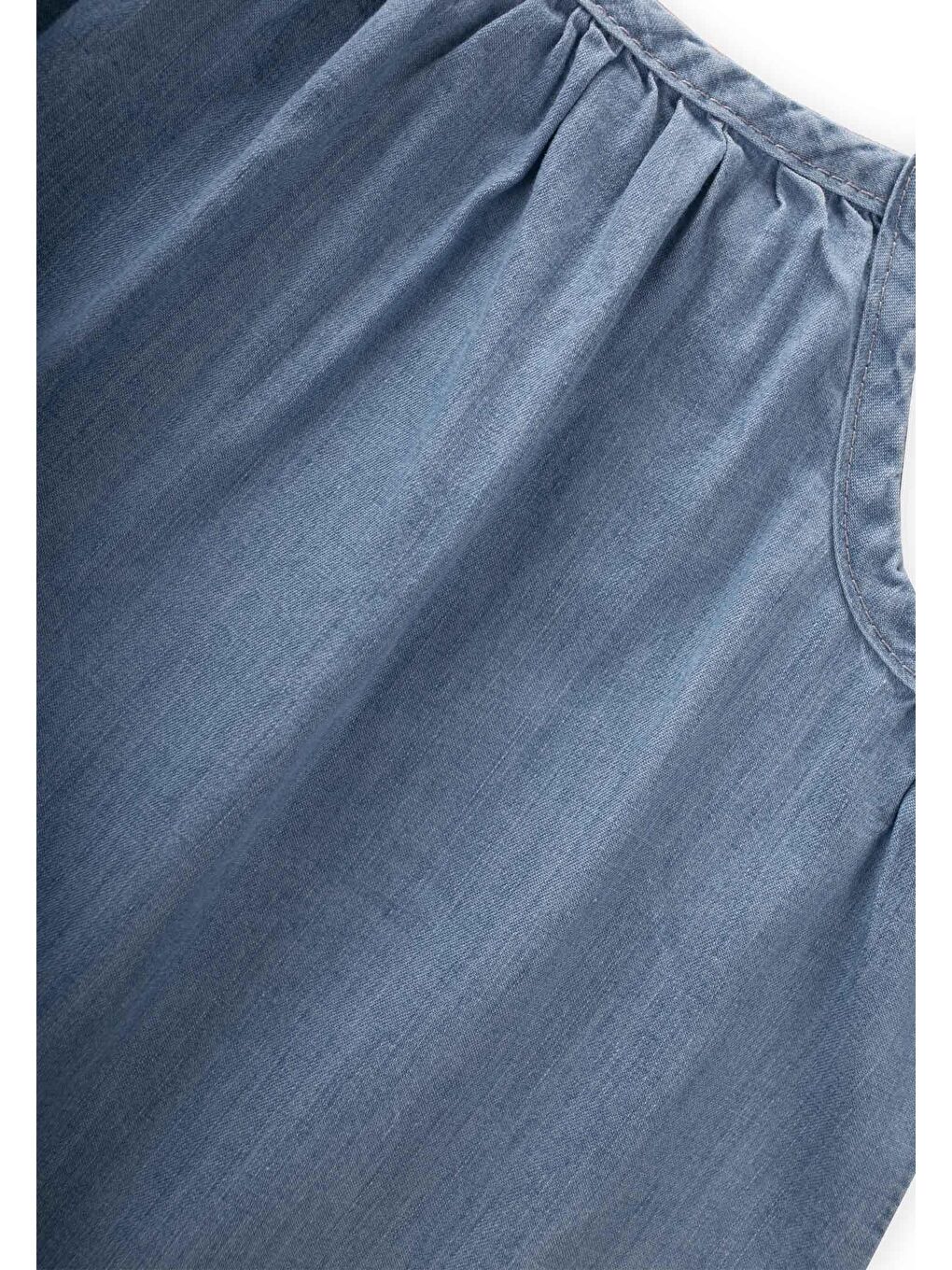 Mavi Kız Çocuk Elbise-2