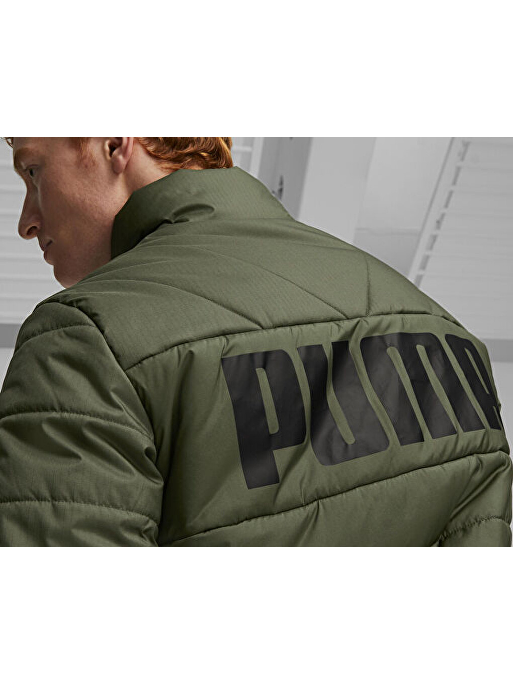 Ess+ Padded Jacket Erkek Günlük Mont 84934931 Yeşil-5