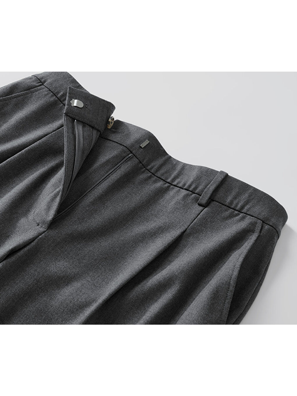 Kadın Pantolon, Rahat, Antrasit-6