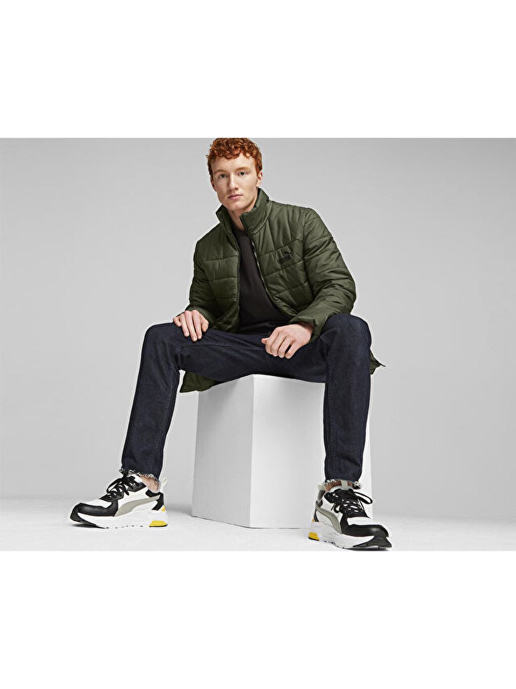 Ess+ Padded Jacket Erkek Günlük Mont 84934931 Yeşil-6