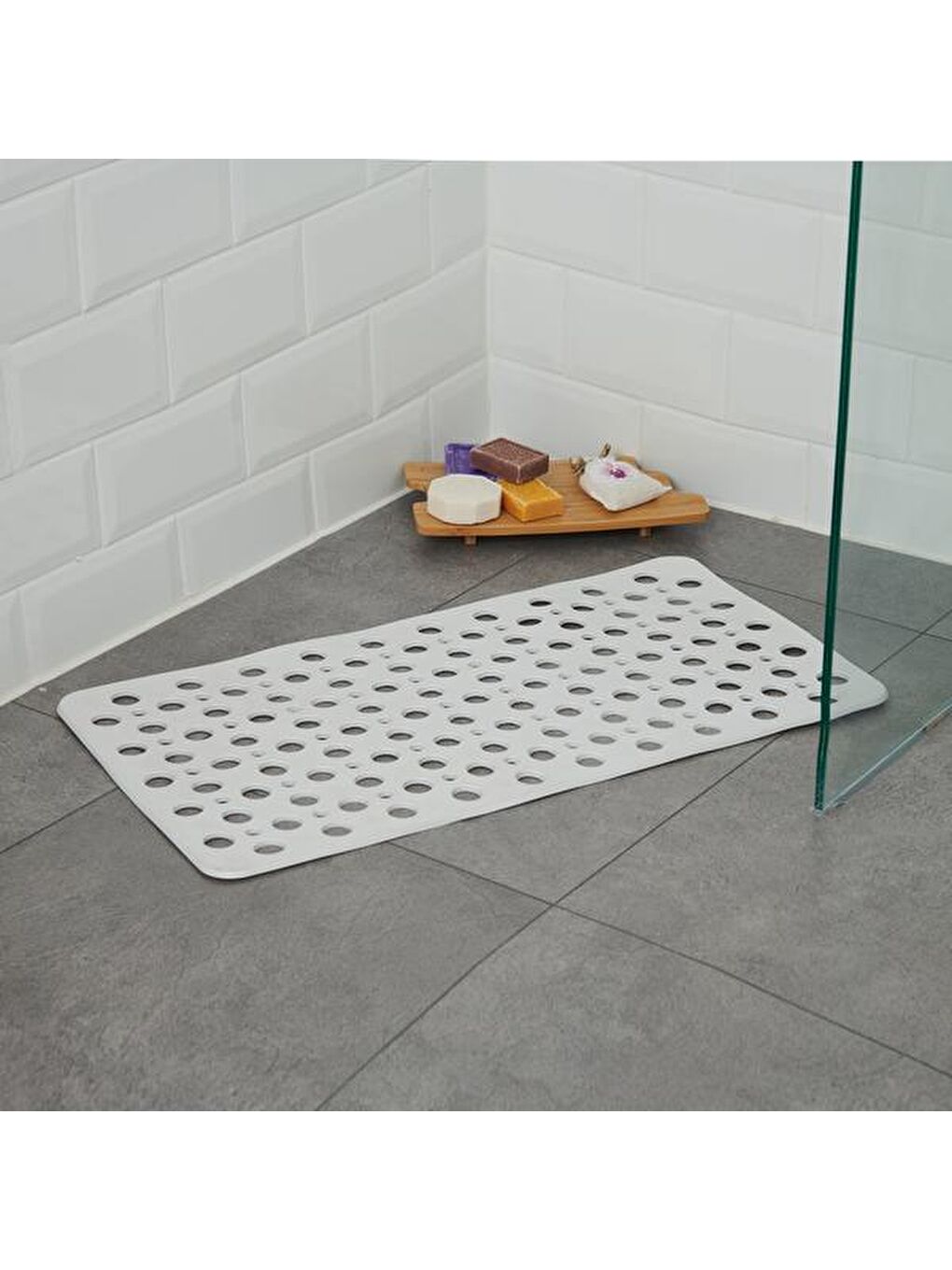 Beyaz Banyo ve Duş Kaydırmazı - Asorti-3