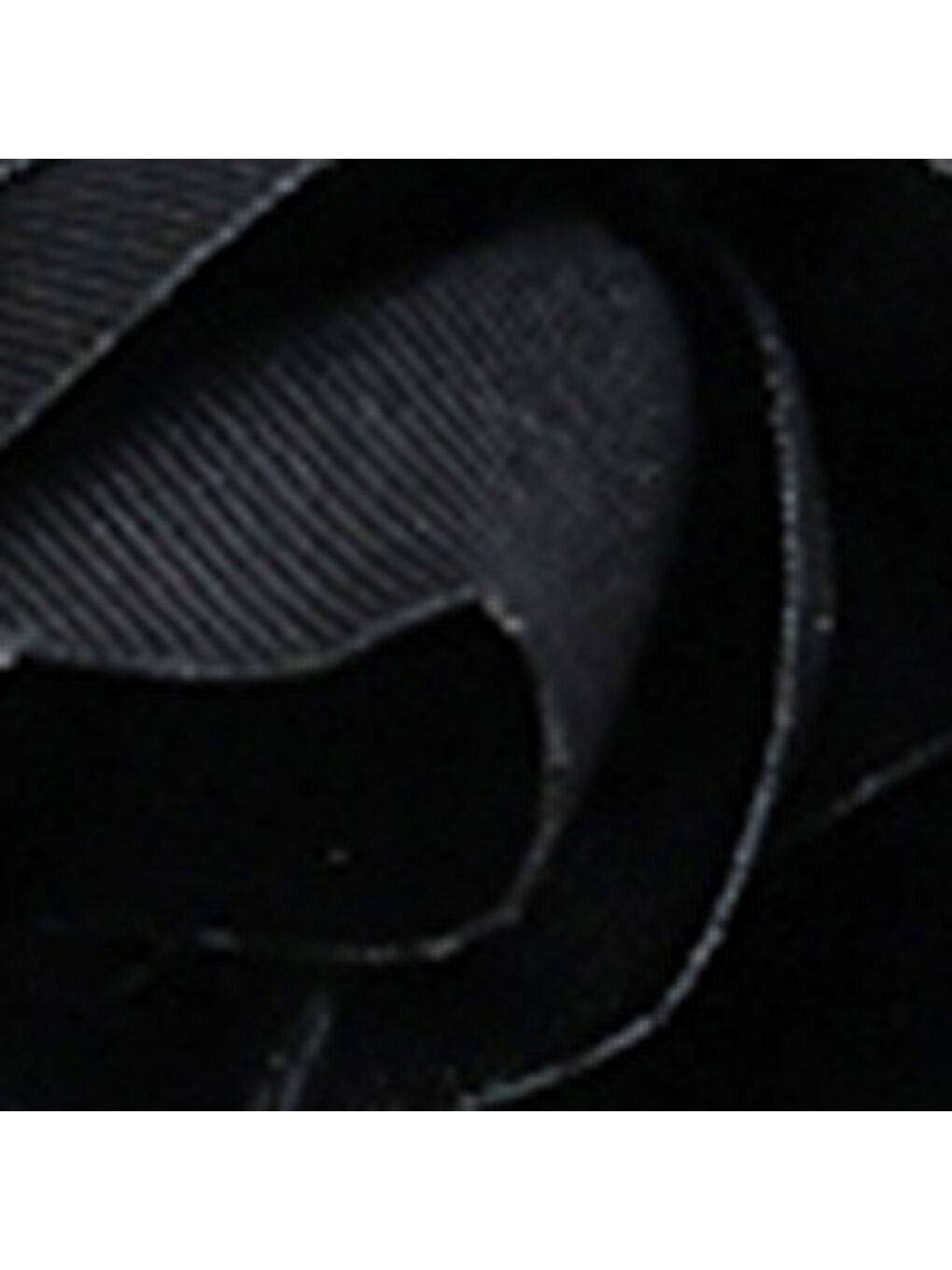 Siyah Cher Kadın Çiçekli Babet-8