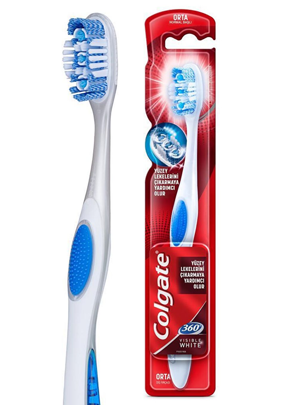 Colgate Karışık Diş Macunu 50 ml X2, Orta Diş Fırçası, Palmolive Men Duş Jeli 500 ml + Duş Lifi & Fırça Kabı - 2