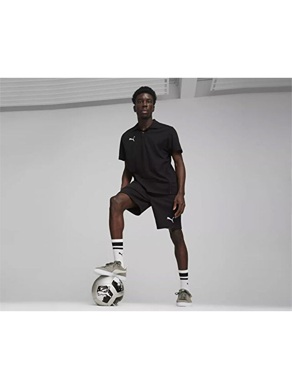 Teamfinal Casuals Shorts Erkek Futbol Şortu 65853803 Siyah-2