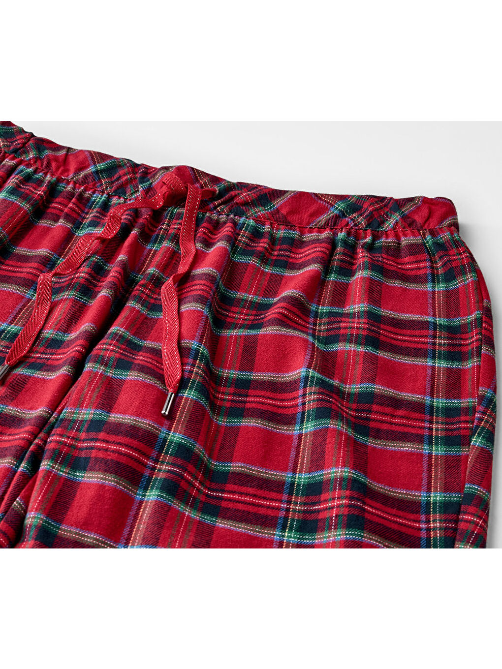 Kadın Pijama, Flanel, Kırmızı-4