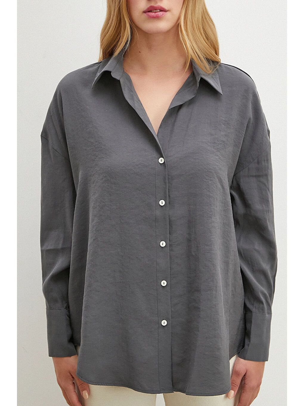 Karışık Basic Modal Gömlek Antirasit-4