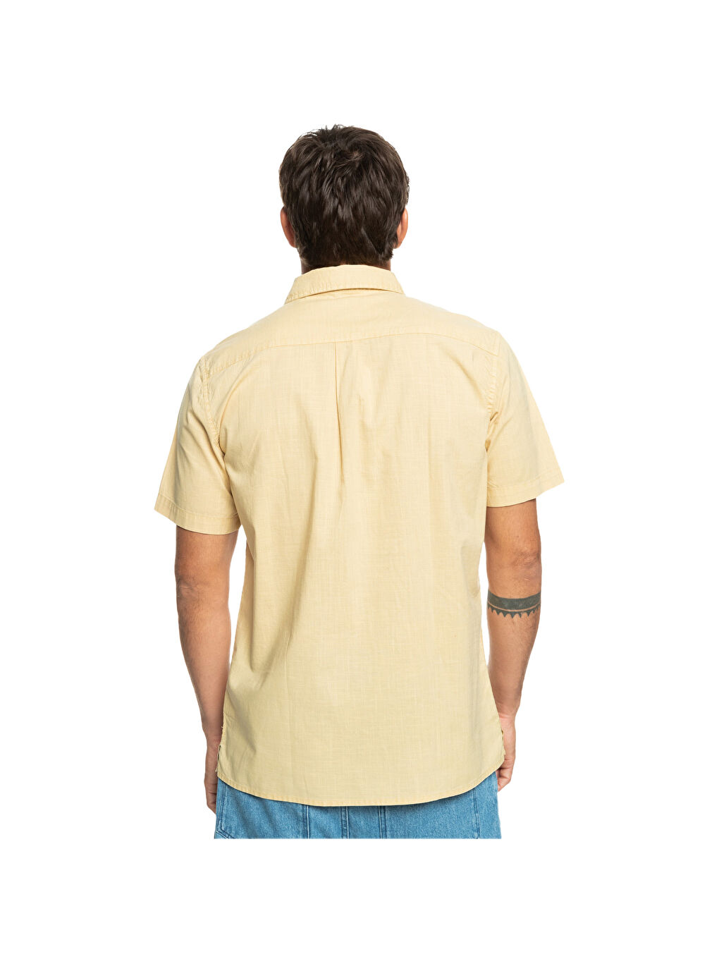 Sarı Erkek Gömlek Bolam Bej-4