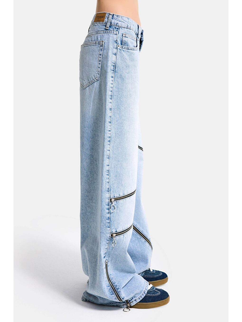 Mavi Kadın Ice 4s6-3 Süper Baggy Fit Özel Tasarım Denim Jean-1