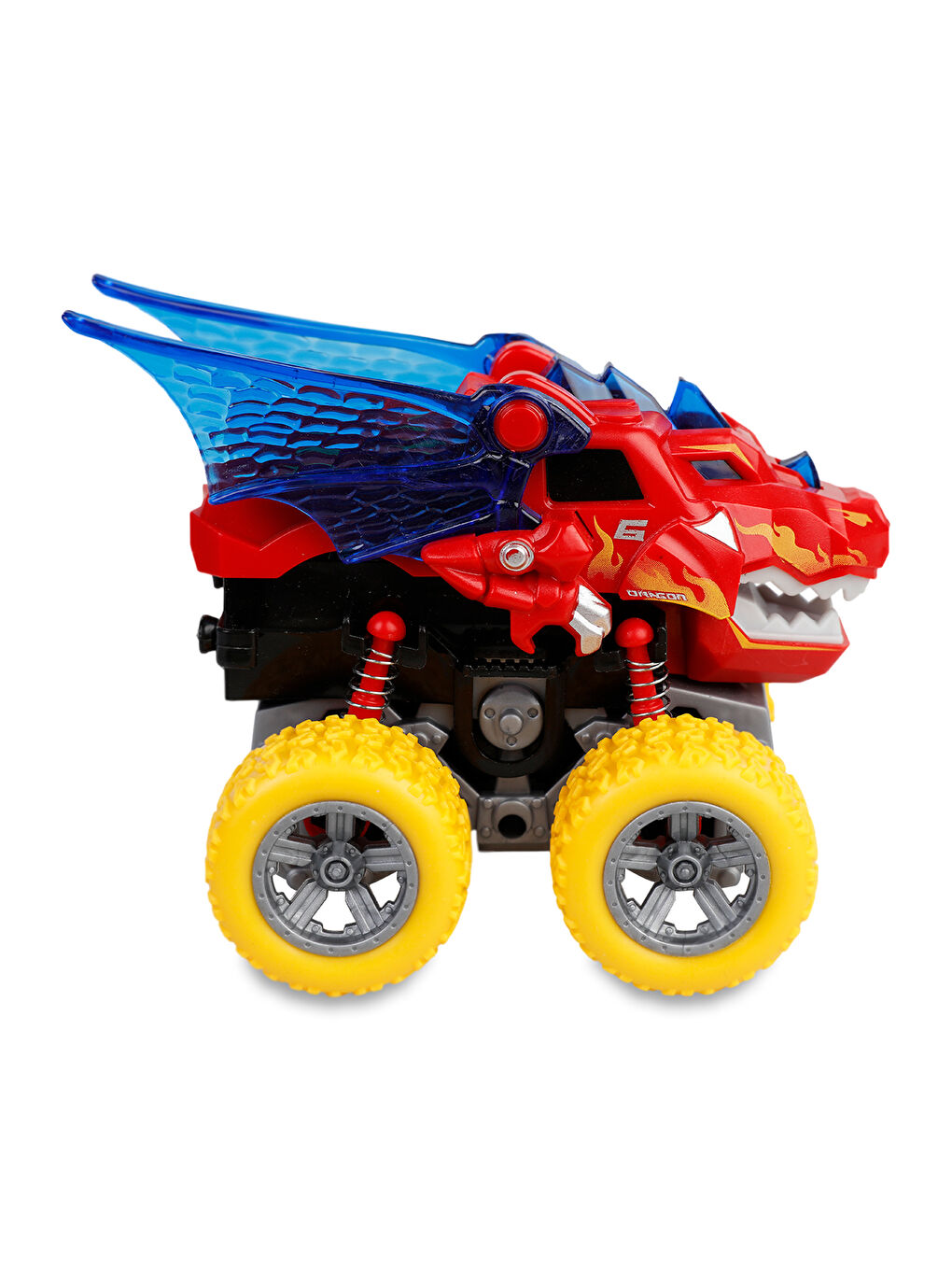 Sürtmeli Işıklı ve Sesli Kanatlı Gösteri Arabası Kırmızı-1