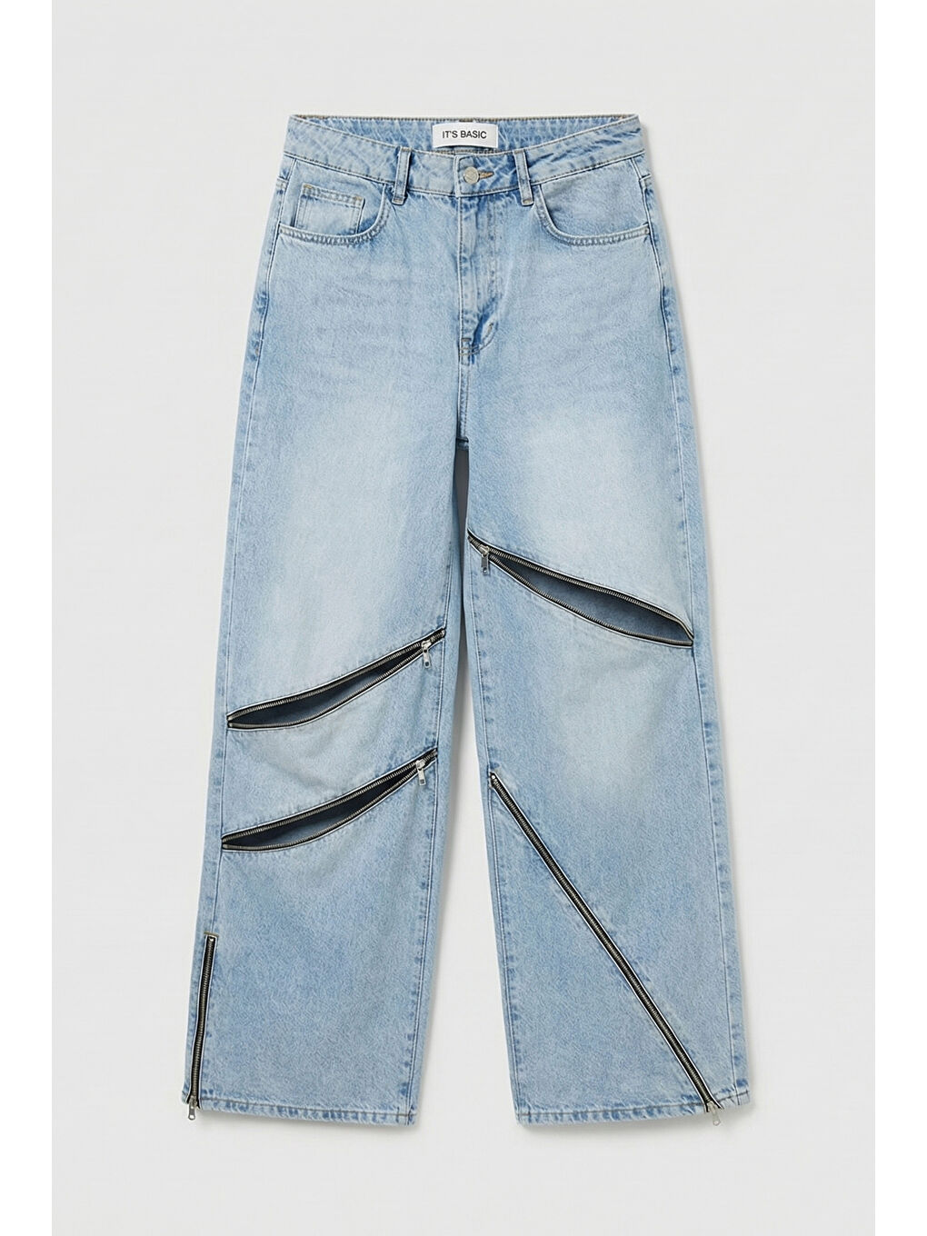 Mavi Kadın Ice 4s6-3 Süper Baggy Fit Özel Tasarım Denim Jean-2