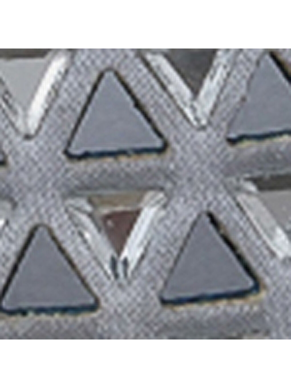 Gri Aleda Taşlı Fileli Bantlı Yuvarlak Burunlu Kadın Babet-6