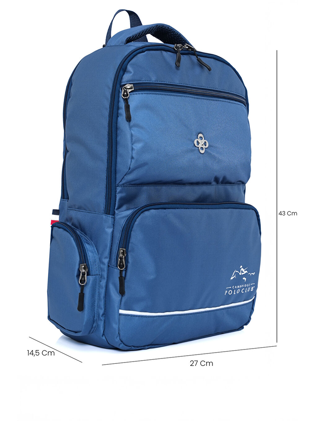 Lacivert Unisex Çok Gözlü Sırt Çantası-4