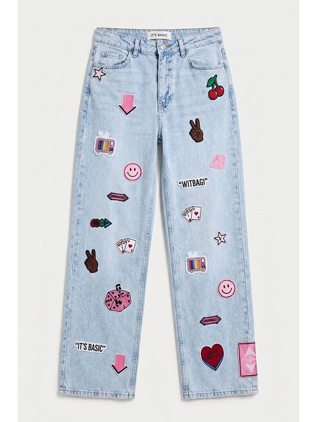 Mavi Kadın Ice 4s6-27 Straight Fit Logo ve Nakışlı Özel Tasarım Denim Jean-3