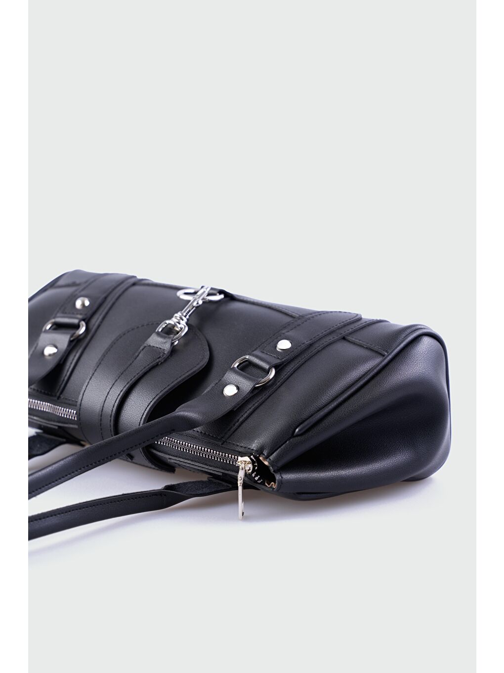 Noa Vintage Baget Çanta Siyah-6