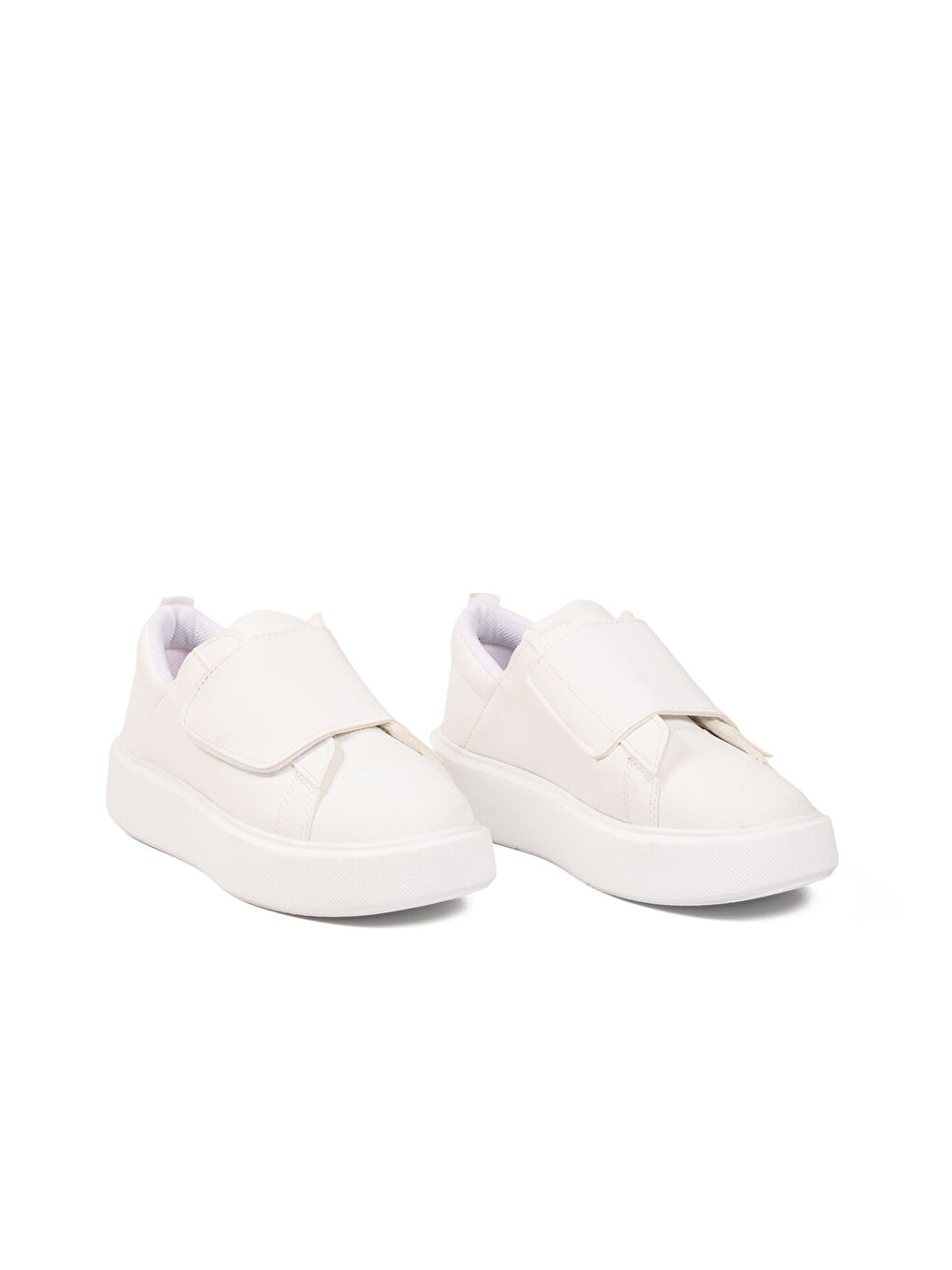 Beyaz Cırtlı Hafif Kadın Spor Ayakkabı 2056 G-2