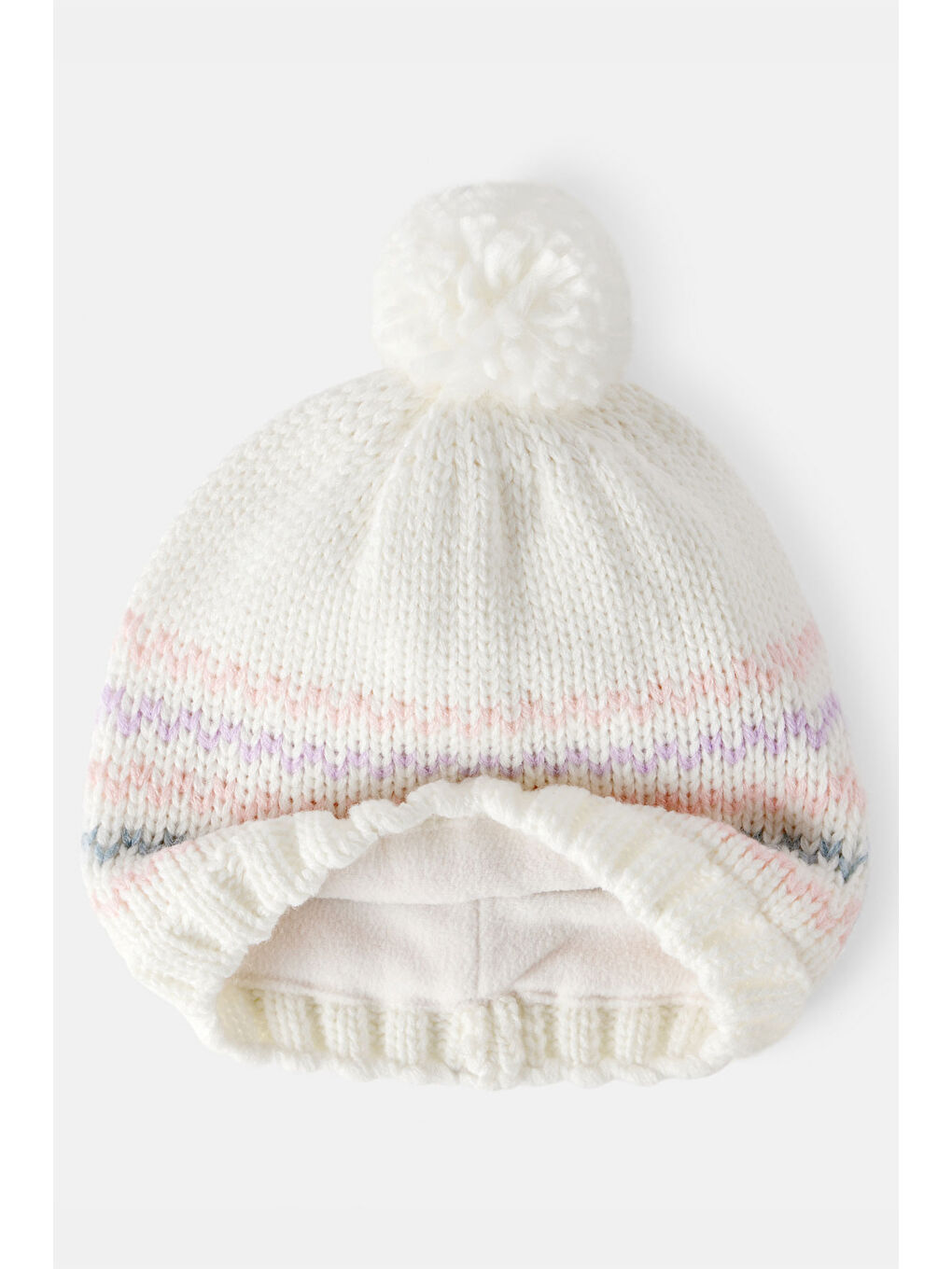 Kız Çocuk Beyaz Bere-1