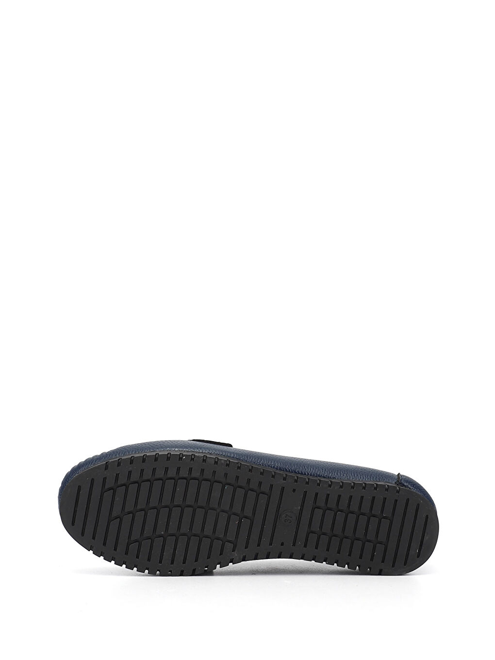 Lacivert Kadın AÇIK LACİVERT Düz Taban Fiyonklu Babet-4