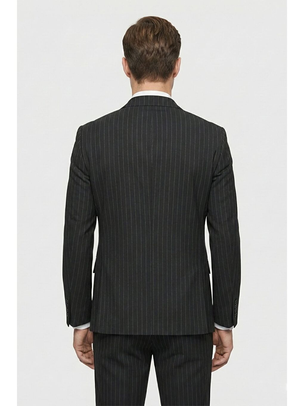 Giotelli Siyah Yelekli 8 Drop Polyester Viskon Karışımlı Erkek Takım Elbise-3